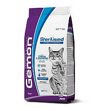 Сухой корм для кошек Gemon Cat Sterilised тунец с лососем, 2 кг