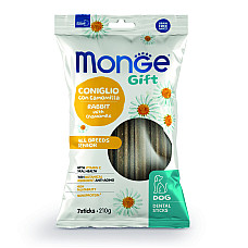 Ласощі для собак Monge Gift Dog All breeds кролик з ромашкою, 210 г