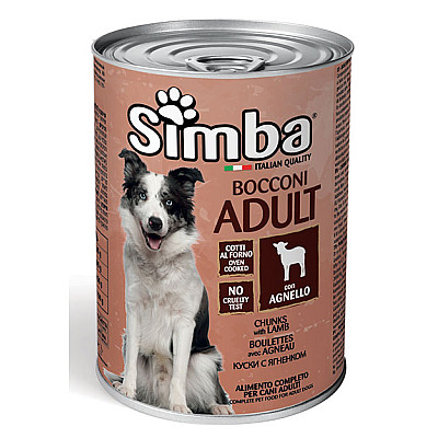 Вологий корм для собак Simba Dog Wet ягня, 415 г