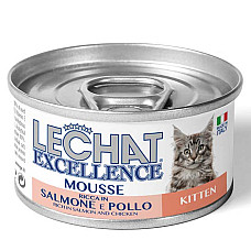 Влажный корм для котят Monge LCE Cat Kitten лосось с курицей, 85 г