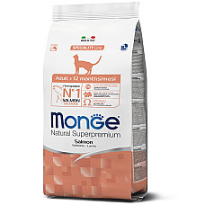 Сухий корм для котів Monge Cat Adult з лососем, 10 кг