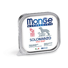 Вологий корм для собак Monge Dog Solo 100% яловичина, 150 г