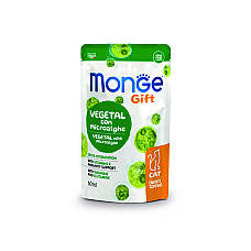 Ласощі для котів Monge Gift Cat Vegetal Microalgae з мікроводоростями, 60 г