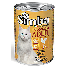 Влажный корм для кошек Simba Cat Wet курица, 415 г