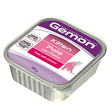 Влажный корм для котят Gemon Cat Wet Kitten с курицей, 100 г