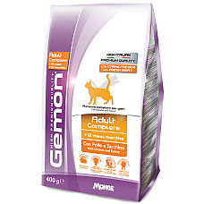 Сухой корм для кошек Gemon Cat Adult курица с индейкой, 400 г