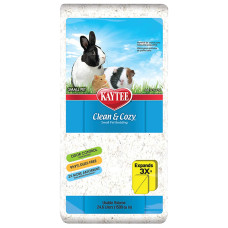 Kaytee Clean&amp;Cozy White КЕЙТИ КЛИН&amp;КОЗИ БЕЛЫЙ подстилка из целлюлозы для грызунов, упаковка 8,2 л увеличивается в объеме до 24,6 л.
