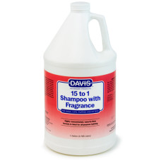 Davis 15 to 1 With Fragrance ДЭВИС 15:1 шампунь с ароматом для собак и кошек, концентрат, 3.8 л.