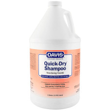 Davis Quick-Dry Shampoo ДЕВІС ШВИДКА СУШКА шампунь для собак і котів, концентрат , 3.8 л.
