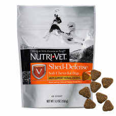 Nutri-Vet ЗАЩИТА ШЕРСТИ (Shed-Defense Soft Chews) жевательные табл. для собак, 0.15 кг., 60 табл. кг.