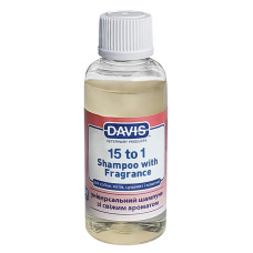 Davis 15 to 1 With Fragrance ДЭВИС 15:1 шампунь с ароматом для собак и кошек, концентрат, 0.05 л.