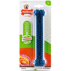 Nylabone Moderate Chew Dental Bone НИЛАБОН ДЕНТАЛ БОУН жевательная игрушка для собак, вкус курицы, L, для собак до 23 кг см., курица см., 20,3x4,4x3,2 см см.