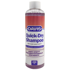 Davis Quick-Dry Shampoo ДЕВІС ШВИДКА СУШКА шампунь для собак і котів, концентрат , 0.2 л.