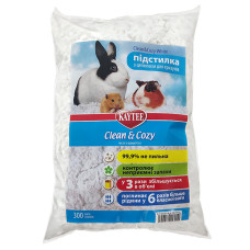 Kaytee Clean&amp;Cozy White КЕЙТИ КЛИН&amp;КОЗИ БЕЛЫЙ подстилка из целлюлозы для грызунов, упаковка 300 г см.
