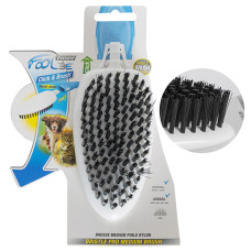 FoOlee Easee Bristle Pro Medium Brush ФОЛИ ИЗ БРИСТЛ О ЩЕТКАХ для короткой и средней шерсти, сменная насадка, Белый см., средняя (ворс нейлон) см. Foolee Easee Bristle Pro Medium Brush