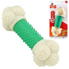 Nylabone Extreme Chew Double Action НИЛАБОН ДВОЙНОЕ ДЕЙСТВИЕ жевательная игрушка для собак, вкус бекона, M, для собак до 16 кг см., бекон см., 18x5,5x5,5 см см.