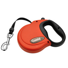 Coastal Power Walker Retractable Leash КОСТАЛ рулетка-поводок для собак, лента 4.8м, 50 кг., красный кг.