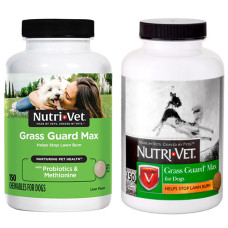 Nutri-Vet ЗАЩИТА ГАЗОНА МАКС (Grass Guard) добавка от пятен на газоне для собак, 150 табл. кг.