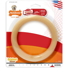 Nylabone Extreme Chew Ring НИЛАБОН КОЛЬЦО жевательная игрушка для собак, вкус курицы, L, для собак до 23 кг см., курица см., 15x15x1,5 см см.