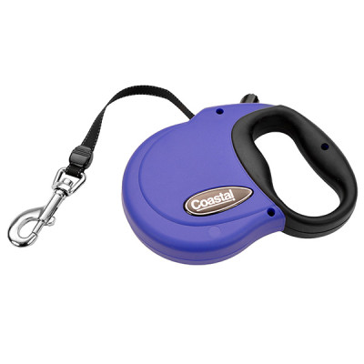 Coastal Power Walker Retractable Leash КОСТАЛ рулетка-повідець для собак, стрічка 4.8м , 29 кг., Cиній кг.