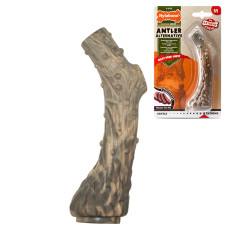 Nylabone Extreme Chew Antler НИЛАБОН РОГ ОЛЕНЯ жевательная игрушка для собак, вкус оленины, M, для собак до 16 кг см., Оленина см., 14x4x3,5 см см.