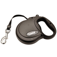 Coastal Power Walker Retractable Leash КОСТАЛ рулетка-поводок для собак, лента 4.8м, 14.5 кг., черный кг.
