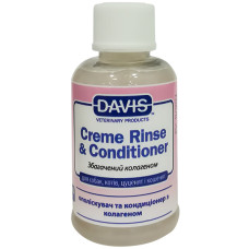 Davis Creme Rinse & Conditioner ДЕВІС КРЕМ РІНЗ ополіскувач та кондиціонер з колагеном для собак і котів, концентрат , 0.05 л.