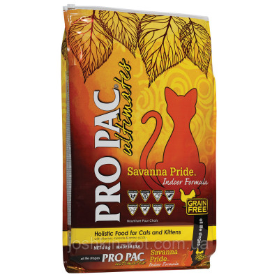 Сухой корм для кошек Pro Pac CAT Savanna Pride Indoor Formula 6 кг