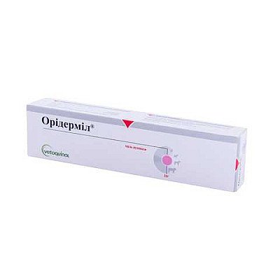 Мазь ушная Vetquinol Оридермил для собак и котов, 10 г