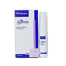 Капли Virbac Easotic Изотик для лечения отитов у собак, 10 мл