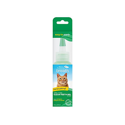 Гель TropiClean Fresh Breath для ухода за полостью рта кошек, 59 мл