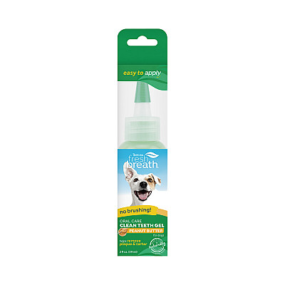 Гель TropiClean Fresh Breath Peanut Butter Арахисовое масло для ухода за полостью рта собак, 59 мл