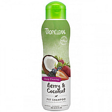 Шампунь TropiClean Shampoo Deep Cleaning Berry & Coconut "Ягоды и кокос" для глубокой очистки для собак и кошек, 355 мл