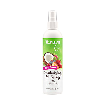 Духи-спрей TropiClean Deodorizing Pet Spray Berry Breeze "Свежая ягода" для собак и кошек, 236 мл