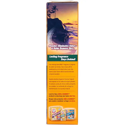 Освежитель для ковров в виде порошка Островной туман Arm&Hammer Fresh Scentsations Carpet Odor Eliminator (Island Mist), 850 грм