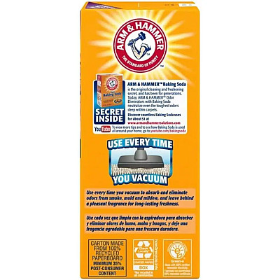 Освежитель для ковров в виде порошка Островной туман Arm&Hammer Fresh Scentsations Carpet Odor Eliminator (Island Mist), 850 грм