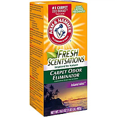 Освежитель для ковров в виде порошка Островной туман Arm&Hammer Fresh Scentsations Carpet Odor Eliminator (Island Mist), 850 грм