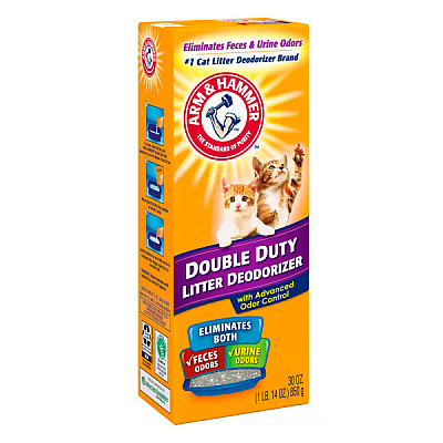 Освежитель для кошачьего туалета Двойная сила Arm&Hammer Double Duty Litter Deodorizer, 850 грм