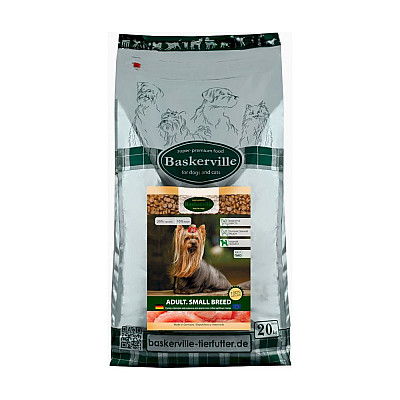 Сухий корм Baskerville Adult Small Breed для дорослих собак дрібних порід, 20 кг