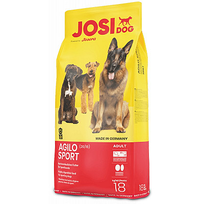 Сухий корм Josera Josi Dog Agilo Sport для дорослих собак з високим фізичним навантаженням, 18 кг