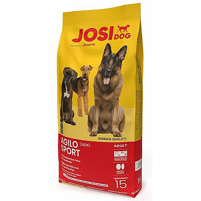 Сухой корм Josera Josi Dog Agilo Sport для взрослых собак с высокой физической нагрузкой, 15 кг