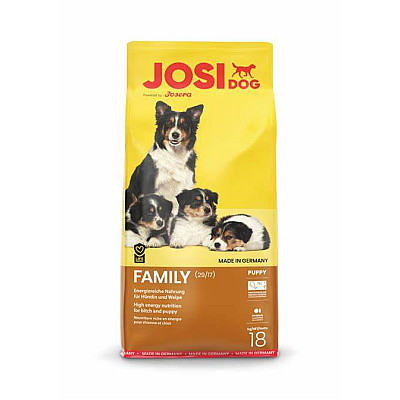 Сухой корм Josera JosiDog Family для беременных и кормящих собак, щенков всех пород от 2месяцев, 15 кг