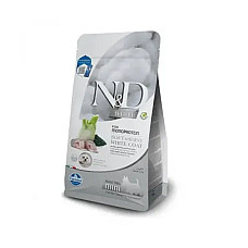 Сухой корм для собак с белой шерстью Farmina (Фармина) N&D Grain Free White Adult Mini с сибасом, спирулиной и фенхелем, 2 кг