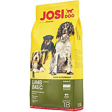 Сухой корм Josera JosiDog Lamb Basic диетический с ягненком, для взрослых собак всех пород, 18 кг