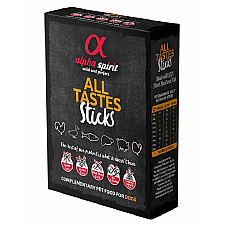 Напіввологі ласощі Alpha Spirit Sticks All 6 Tastes Шість смаків, палички для собак, стіки 4х6/240 гр