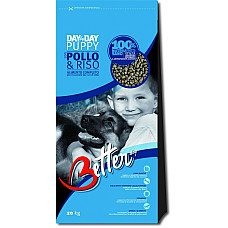 Сухой корм Better day by day Puppy Беттер с курицей и рисом для щенков, 20 кг