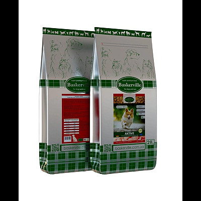 Сухий корм Baskerville Active Dog для активних собак, 20 кг