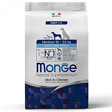 Сухий корм для собак Monge Dog Medium Puppy & Junior курка з рисом, 800 г