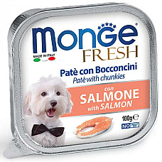 Влажный корм для собак Monge Dog Fresh с лососем, 100 г