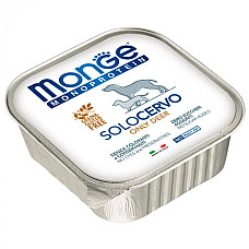 Вологий корм для собак Monge Dog Solo 100% оленина, 150 г
